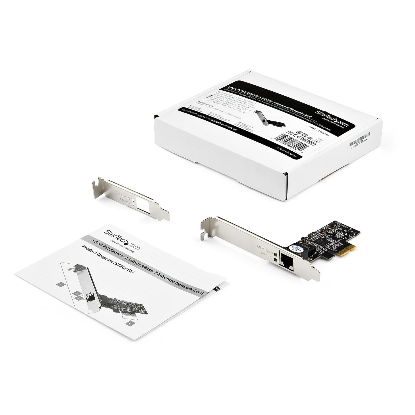 StarTech.com ST2GPEX network card Internal Ethernet 2500 Mbit/s