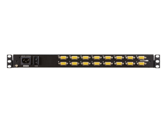 ATEN CL3116NX rack console 18.5" 1366 x 768 pixels Metal, Plastic Black 1U