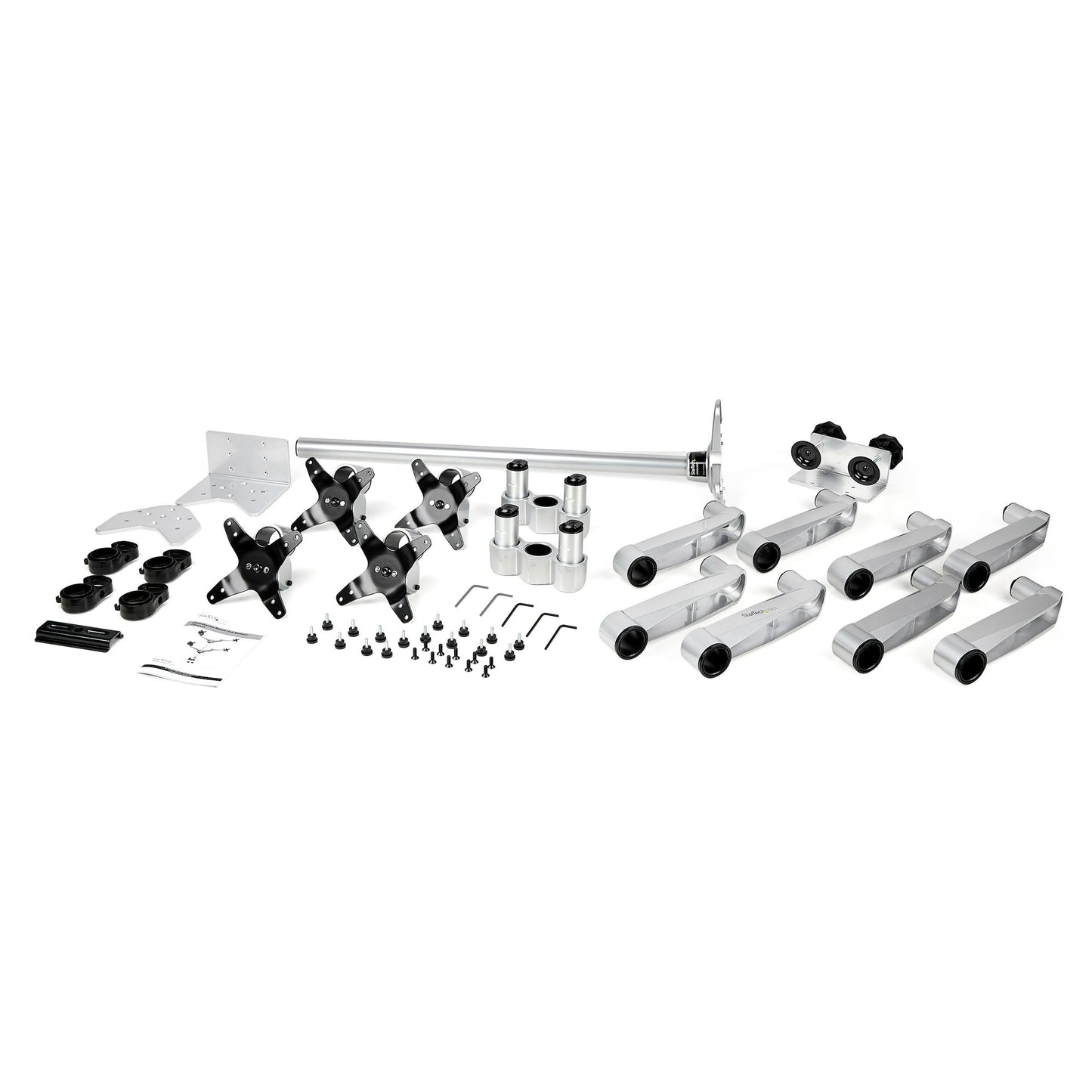 StarTech.com ARMQUADPS monitor mount / stand 27" Desk Silver