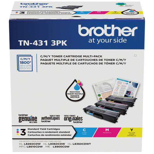 Brother TN-4313PK toner cartridge 3 pc(s) Original Cyan, Magenta, Yellow