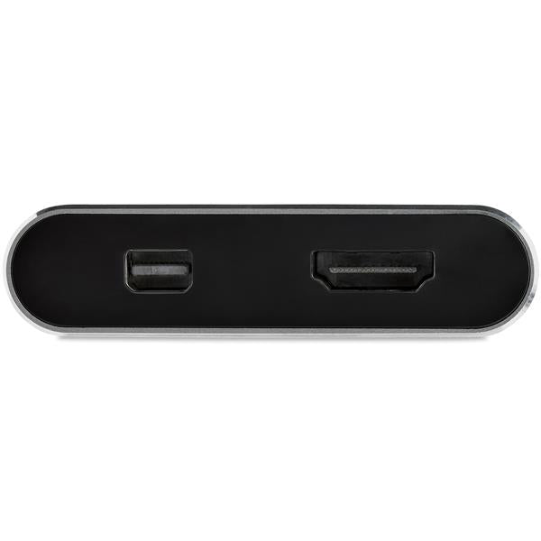 StarTech.com CDP2HDMDP USB graphics adapter 3840 x 2160 pixels Black, Gray