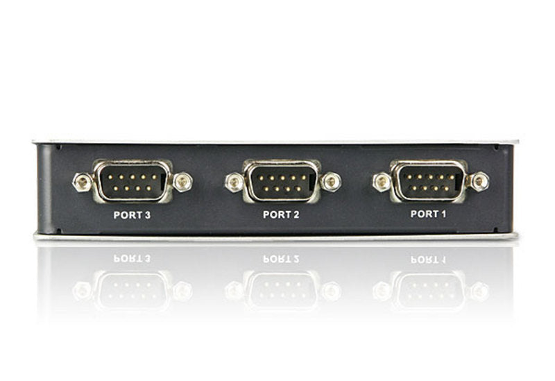 ATEN UC2324-AT laptop dock/port replicator USB 2.0 Type-B Metallic