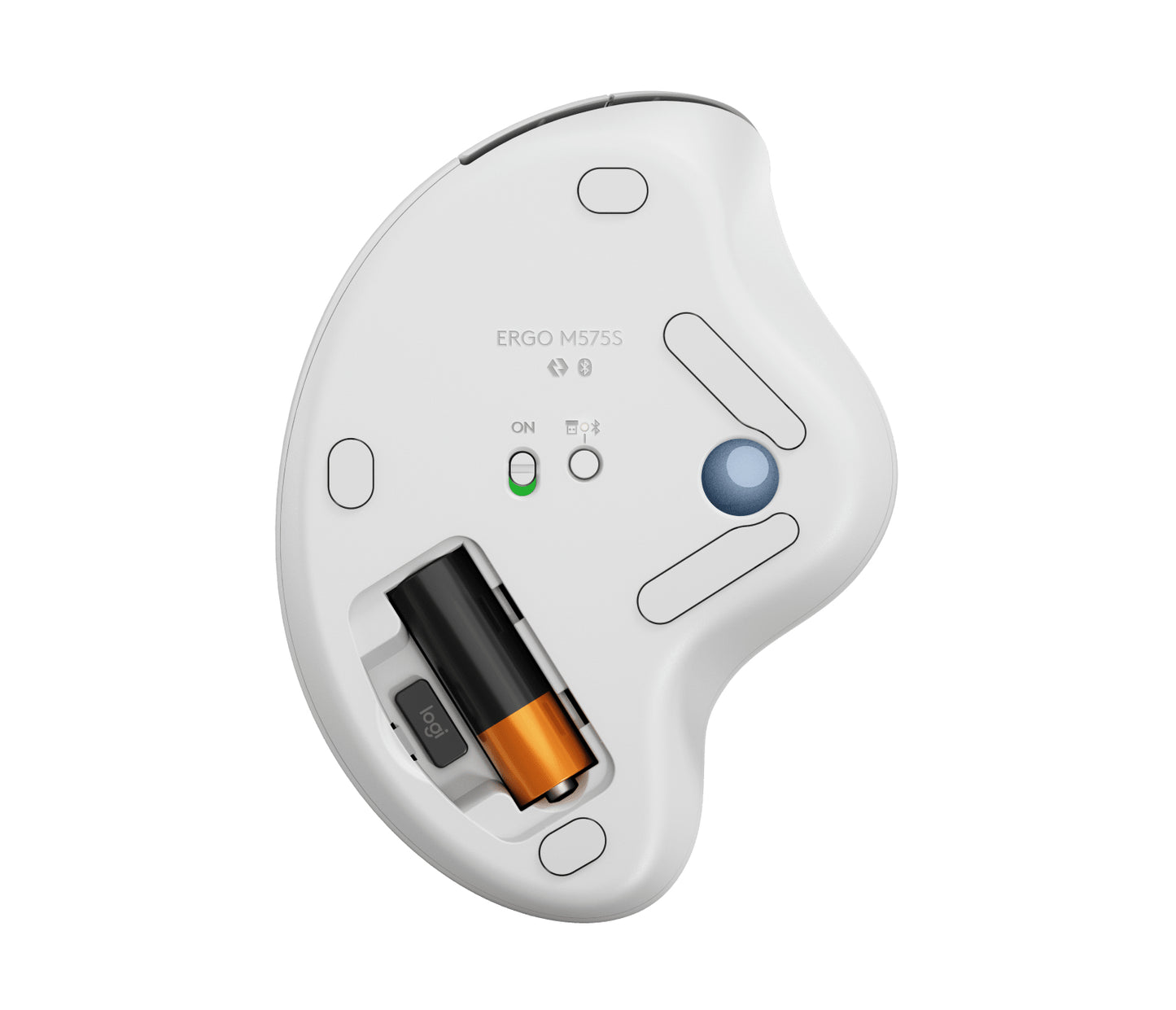 Logitech 910-007028 mouse Office Right-hand Bluetooth Trackball 2000 DPI