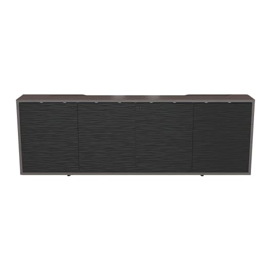 Middle Atlantic Products C3K4D1HA3D4ZPLBK AV equipment stand Black, Brown, Wood
