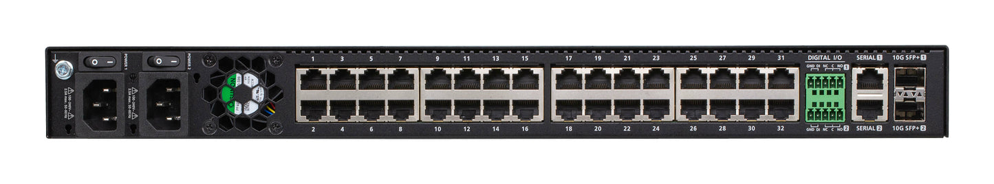 ATEN KG0032 KVM switch Rack mounting Black