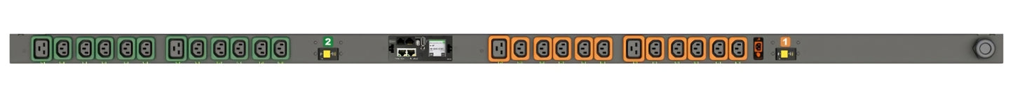 Vertiv Geist MNS5MGB1-24PJ48-3TL6A0A10-S power distribution unit (PDU) 24 AC outlet(s) 0U Black
