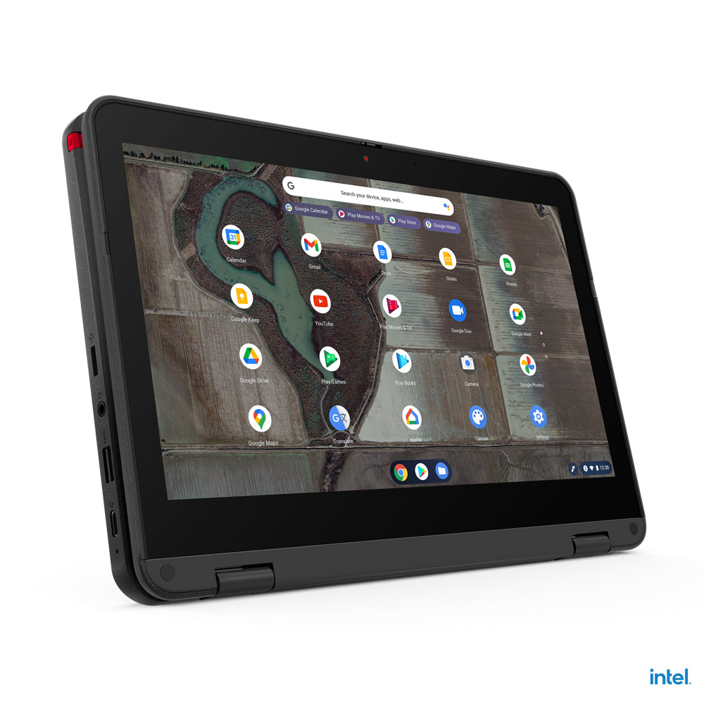 Lenovo 500e Chromebook Gen 3 (Intel) Intel® Celeron® N N4500 11.6" Touchscreen HD 4 GB LPDDR4x-SDRAM 32 GB eMMC Wi-Fi 6 (802.11ax) ChromeOS US English Gray