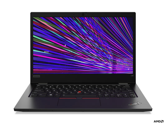 Lenovo ThinkPad L13 Gen 2 (AMD) AMD Ryzen™ 7 PRO 5850U Laptop 13.3" Touchscreen Full HD 16 GB DDR4-SDRAM 256 GB SSD Wi-Fi 6 (802.11ax) Windows 10 Pro English Black