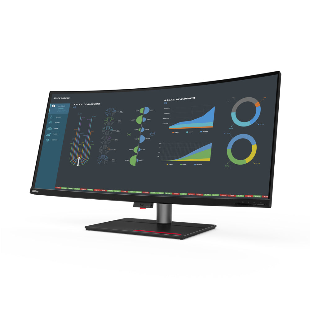 Lenovo ThinkVision P40w-20 computer monitor 39.7" 5120 x 2160 pixels 5K Ultra HD LED Black