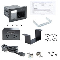 StarTech.com KITBZPOWNA AV conferencing bridge Black