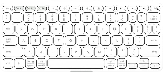 Logitech 920-012919 mobile device keyboard QWERTY English Bluetooth White