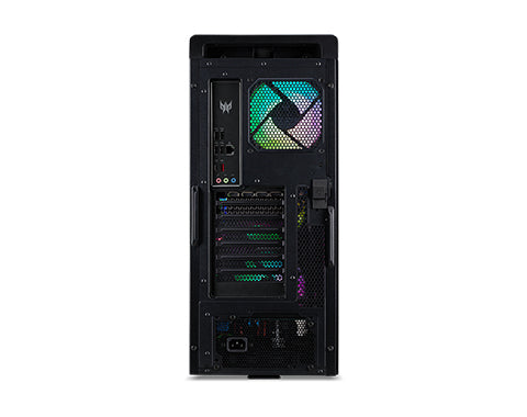 Acer Predator PO5-640-UD11 Intel® Core™ i7 i7-12700 16 GB DDR5-SDRAM 3 TB HDD+SSD NVIDIA GeForce RTX 3080 Windows 11 Pro Desktop PC Black