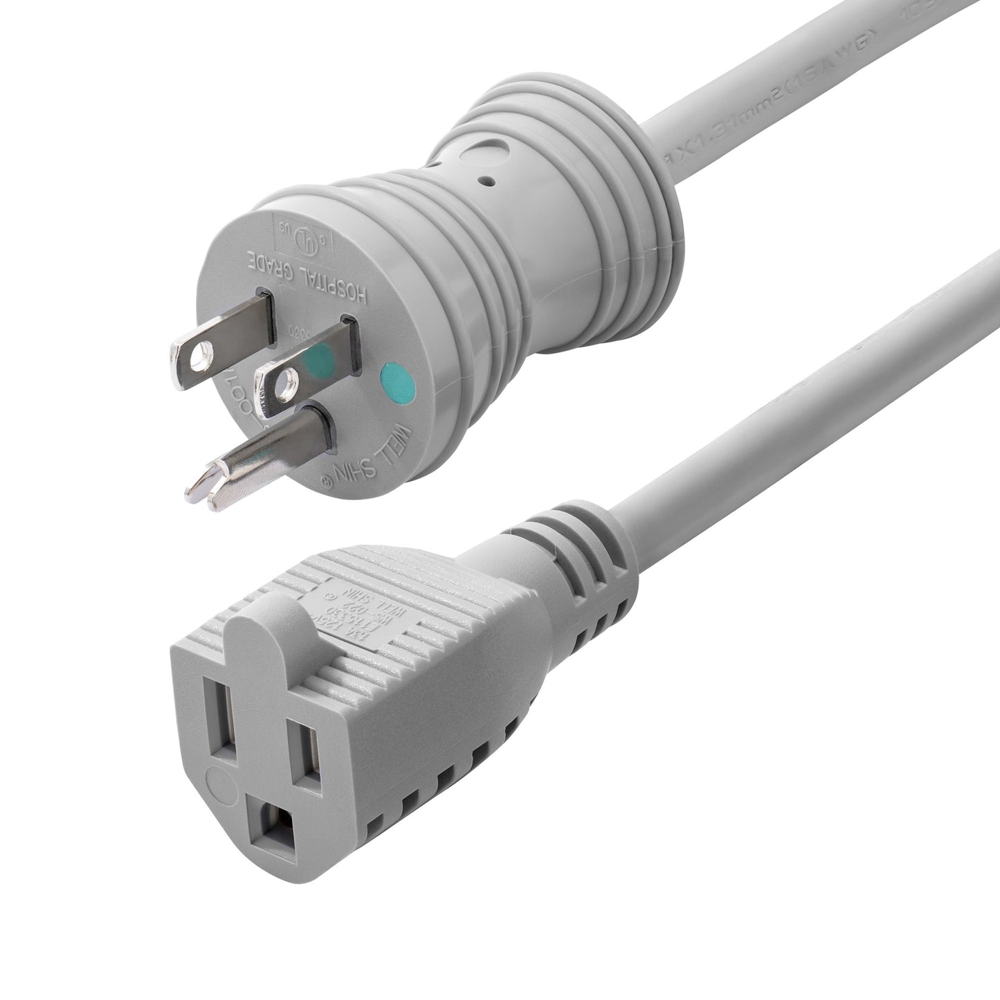 StarTech.com 231B-660H-POWER-CORD power cable Gray 70.9" (1.8 m) NEMA 5-15P NEMA 5-15R
