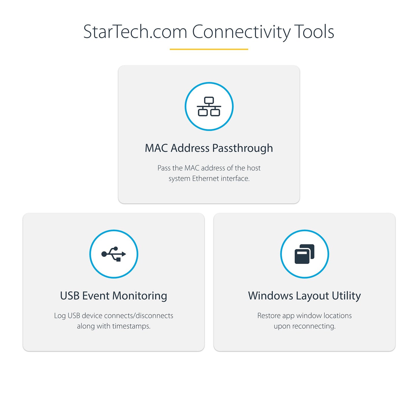 StarTech.com 101N-USBC-DOCK laptop dock/port replicator Wired USB 3.2 Gen 1 (3.1 Gen 1) Type-C Gray