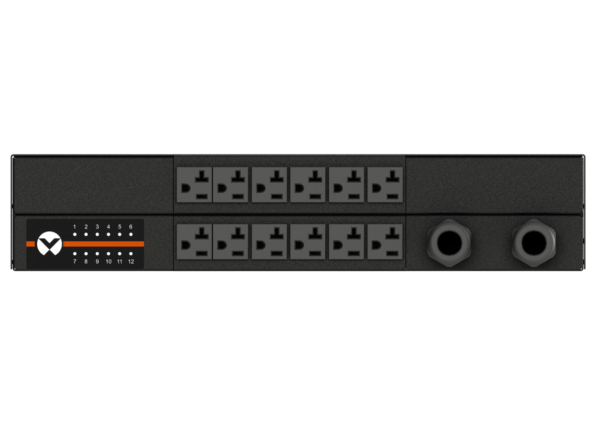 Vertiv Geist ANU5M2R6-12S203-3TL5TL5A011-D power distribution unit (PDU) 12 AC outlet(s) 0U Black