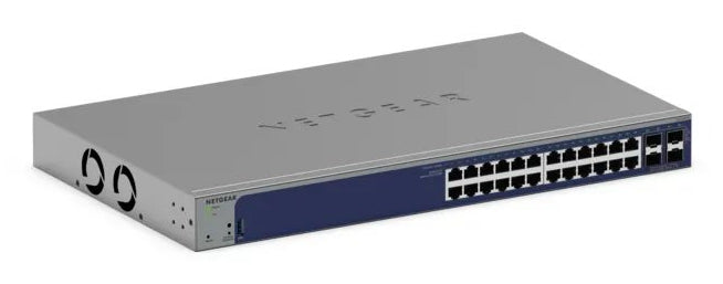 NETGEAR GS728TX Managed Gigabit Ethernet (10/100/1000) 1U Gray