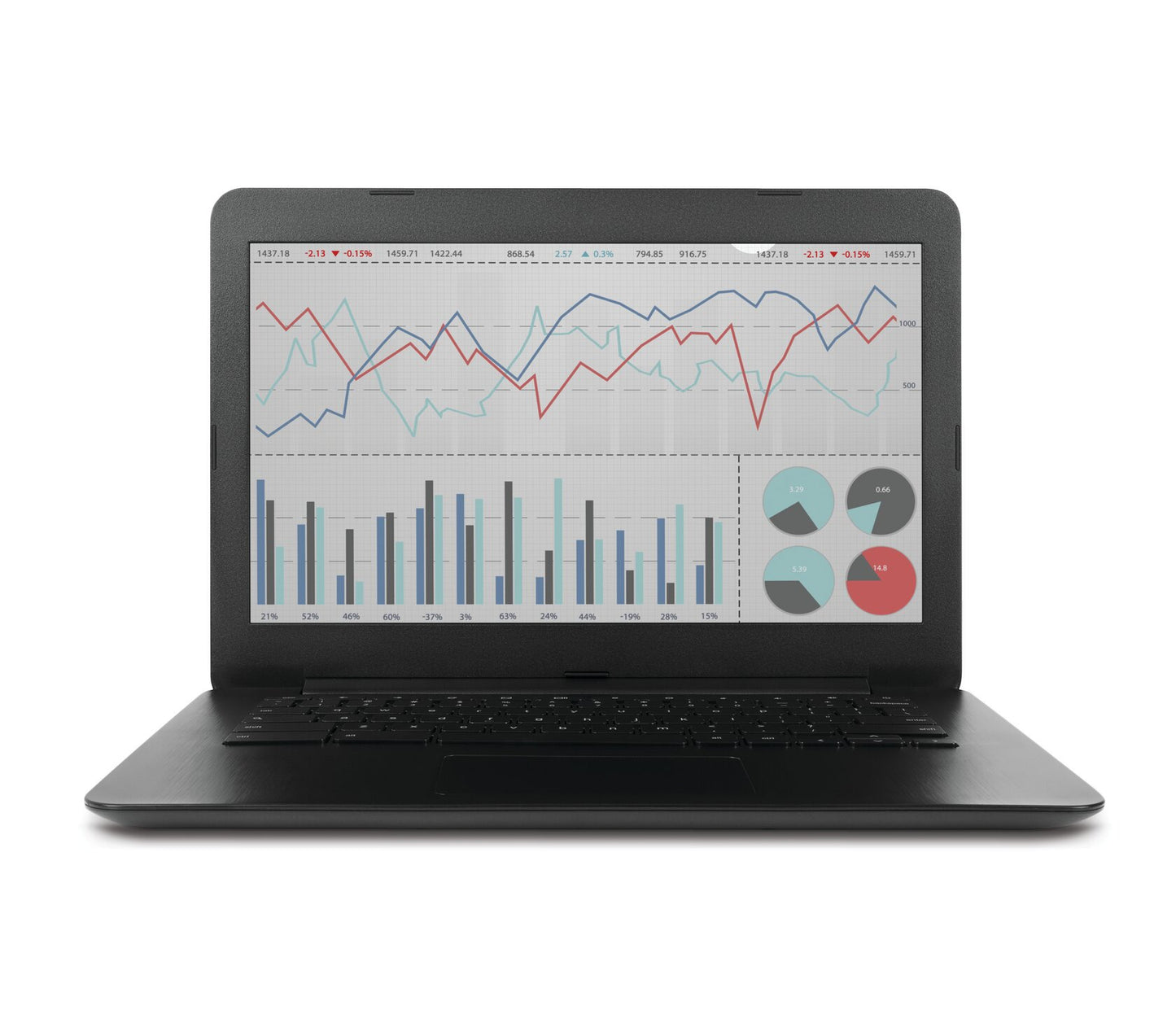 Kensington FP156W10 15.6" Laptop Frameless display privacy filter 2H