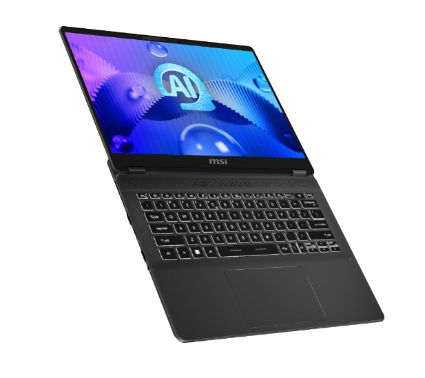 MSI Prestige 14AI Studio C1VFG 029 Intel Core Ultra 7 155H Laptop 14" 2.8K 32 GB DDR5-SDRAM 1 TB SSD Wi-Fi 7 (802.11be) Windows 11 Pro Gray