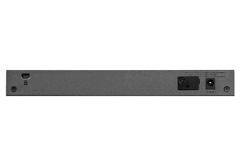 NETGEAR GS108PP Unmanaged Gigabit Ethernet (10/100/1000) Power over Ethernet (PoE) Black