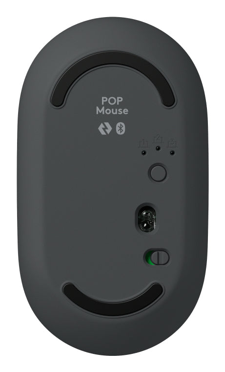 Logitech POP Icon Combo keyboard Mouse included Universal Bluetooth QWERTY English Granite, Green