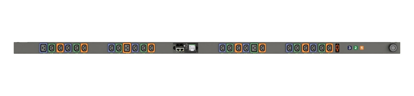 Vertiv Geist MNR5MGB0-24PK38-2TL21A0A10-S-A power distribution unit (PDU) 24 AC outlet(s) 0U Black
