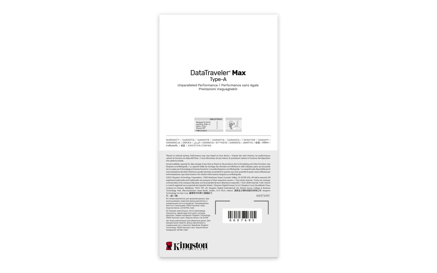 Kingston Technology DataTraveler Max USB flash drive 1 TB USB Type-A 3.2 Gen 2 (3.1 Gen 2) Red