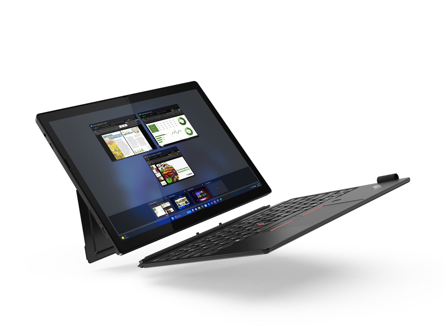 Lenovo ThinkPad X12 Detachable Gen 2 Intel Core Ultra 7 164U Hybrid (2-in-1) 12.3" Touchscreen 16 GB LPDDR5x-SDRAM 512 GB SSD Wi-Fi 6E (802.11ax) Windows 11 Pro Black