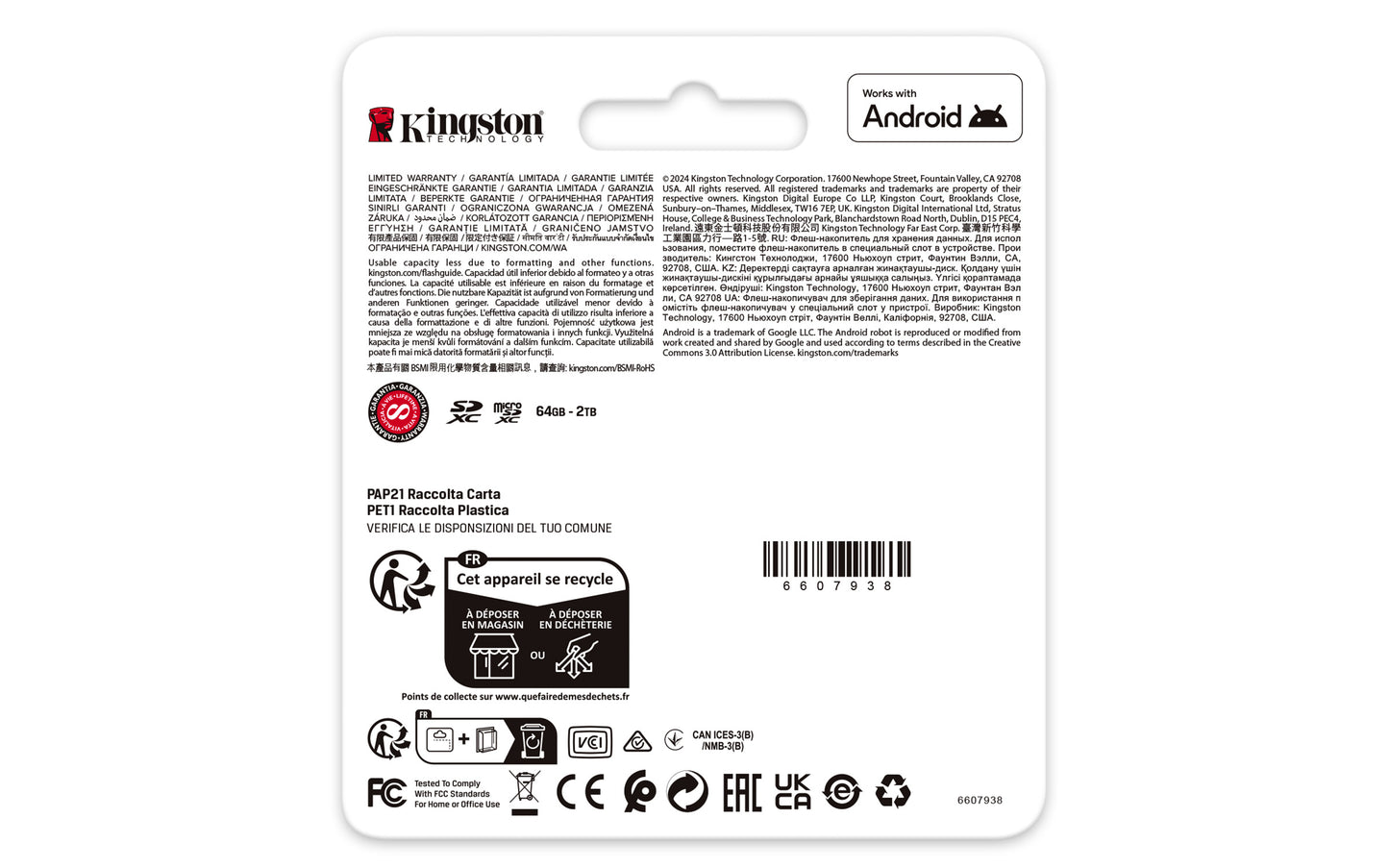 Kingston Technology Canvas Go! Plus 512 GB MicroSD UHS-I Class 10