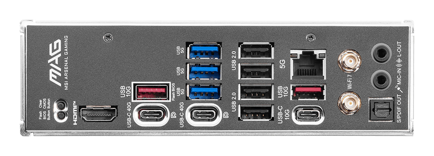 MSI MAG X870E TOMAHAWK WIFI motherboard AMD X870E Socket AM5 ATX