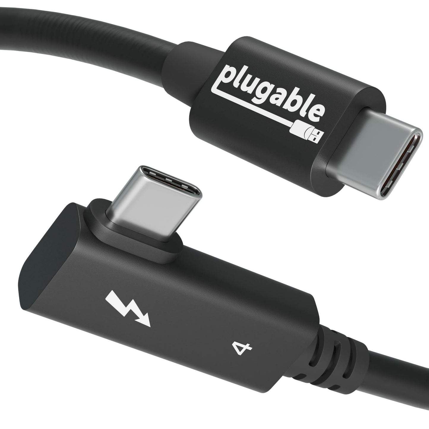 Plugable Technologies TBT4-240W-80CMR Thunderbolt cable 31.5" (0.8 m) 40 Gbit/s Black