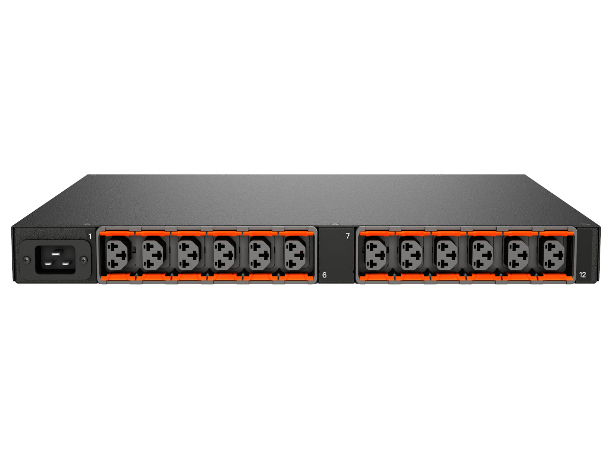 Vertiv Geist MU05M1R0-12CF17-2C20A9H00-S power distribution unit (PDU) 12 AC outlet(s) 0U Black