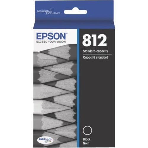 Epson DURABrite Ultra T812 Original Inkjet Ink Cartridge - Single Pack - Black - 1 Each - Inkjet - 1 Each
