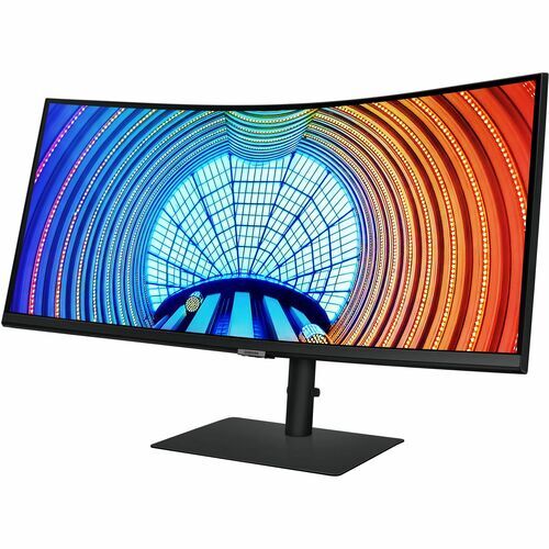 Samsung ViewFinity S34A654UBN 34" Class UW-QHD Curved Screen LCD Monitor - 21:9 - Black - 34" Viewable - Vertical Alignment (VA) - LED Backlight - 3440 x 1440 - 1.07 Billion Colors - FreeSync - 350 Nit - 5 ms - 100 Hz Refresh Rate - HDMI - DisplayPort