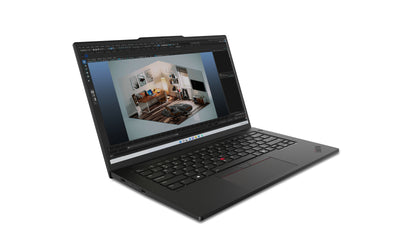 Lenovo ThinkPad P14s Gen 5 (Intel) Intel Core Ultra 7 155H Laptop 14.5" Touchscreen WQXGA 16 GB DDR5-SDRAM 512 GB SSD NVIDIA RTX 500 Ada Wi-Fi 6E (802.11ax) Windows 11 Pro English Black