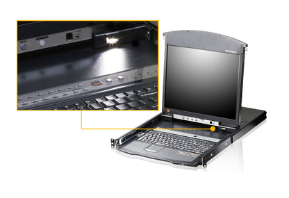 ATEN KL1508AiN KVM switch Rack mounting Black