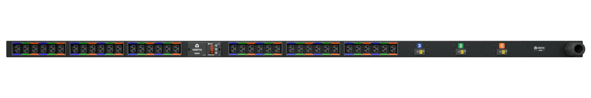 Vertiv Geist MN01D4W1-36CF18-3TL21A0A10-S-A power distribution unit (PDU) 36 AC outlet(s) 0U Black