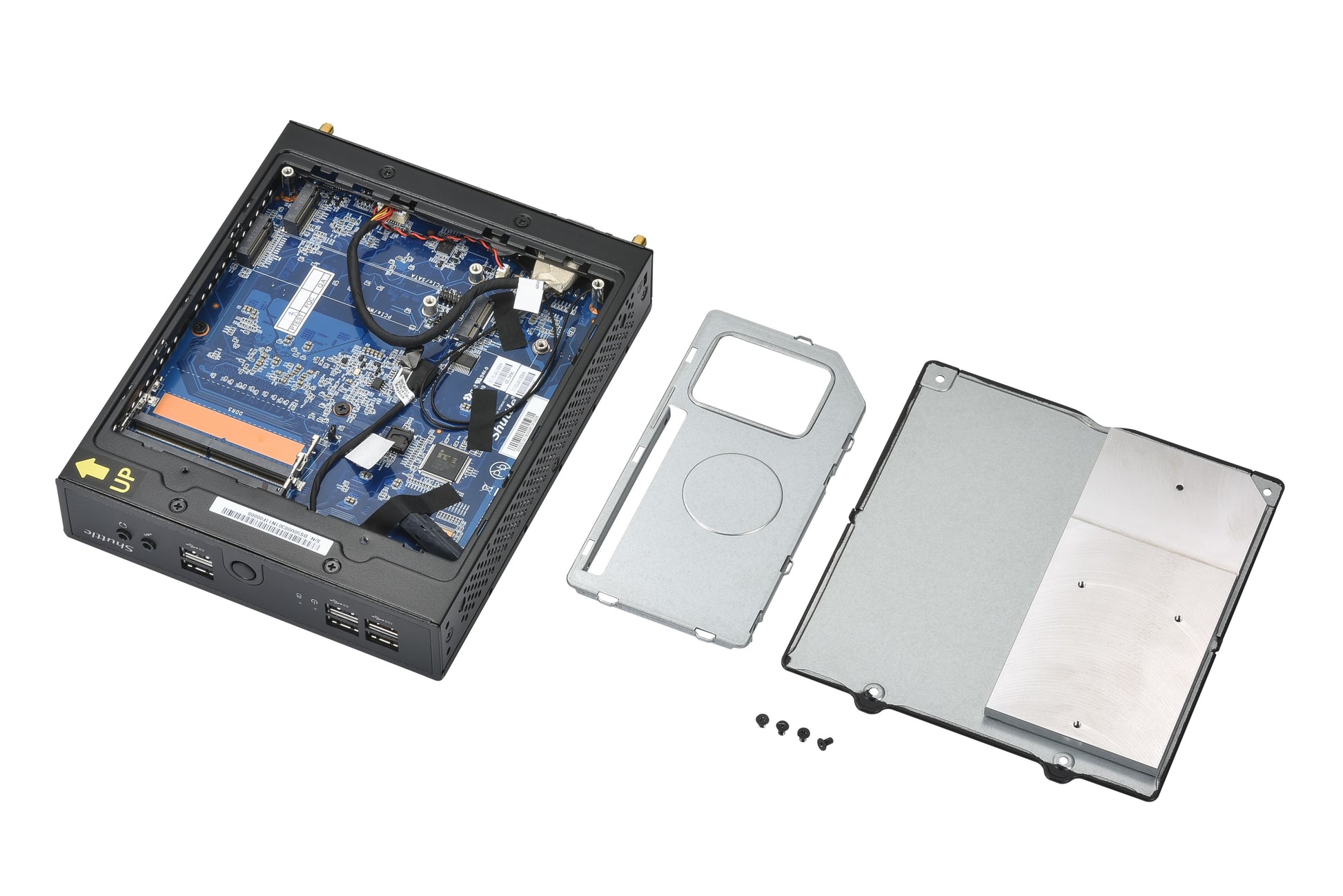 Shuttle DS50U5 PC/workstation barebone 1.3L sized PC Black i5-1335U