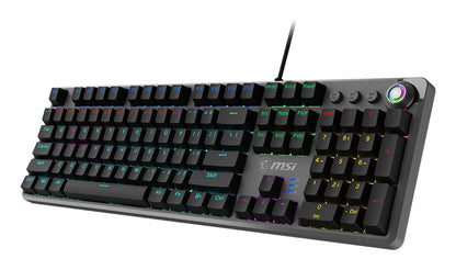 MSI FORGE GK310 keyboard Gaming USB QWERTY US International Black
