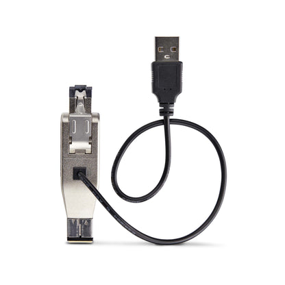 StarTech.com D01ML55U-FIBER-MEDIA network media converter 1000 Mbit/s 1310 nm Multi-mode, Single-mode Black, Silver