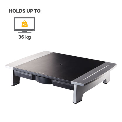 Fellowes Office Suites 28" Desk Black, Silver