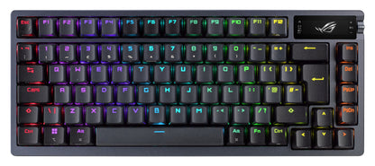 ASUS ROG AZOTH keyboard Gaming USB + RF Wireless + Bluetooth QWERTY US English Black