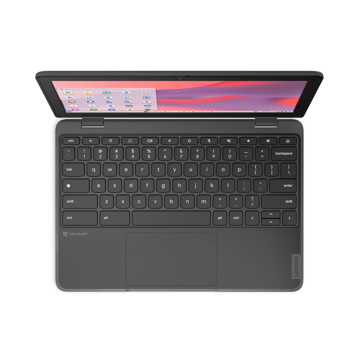 Lenovo 100e Chromebook Gen 4 (Intel) Intel® N N100 11.6" Touchscreen HD 8 GB LPDDR5-SDRAM 64 GB eMMC Wi-Fi 6 (802.11ax) ChromeOS English Gray