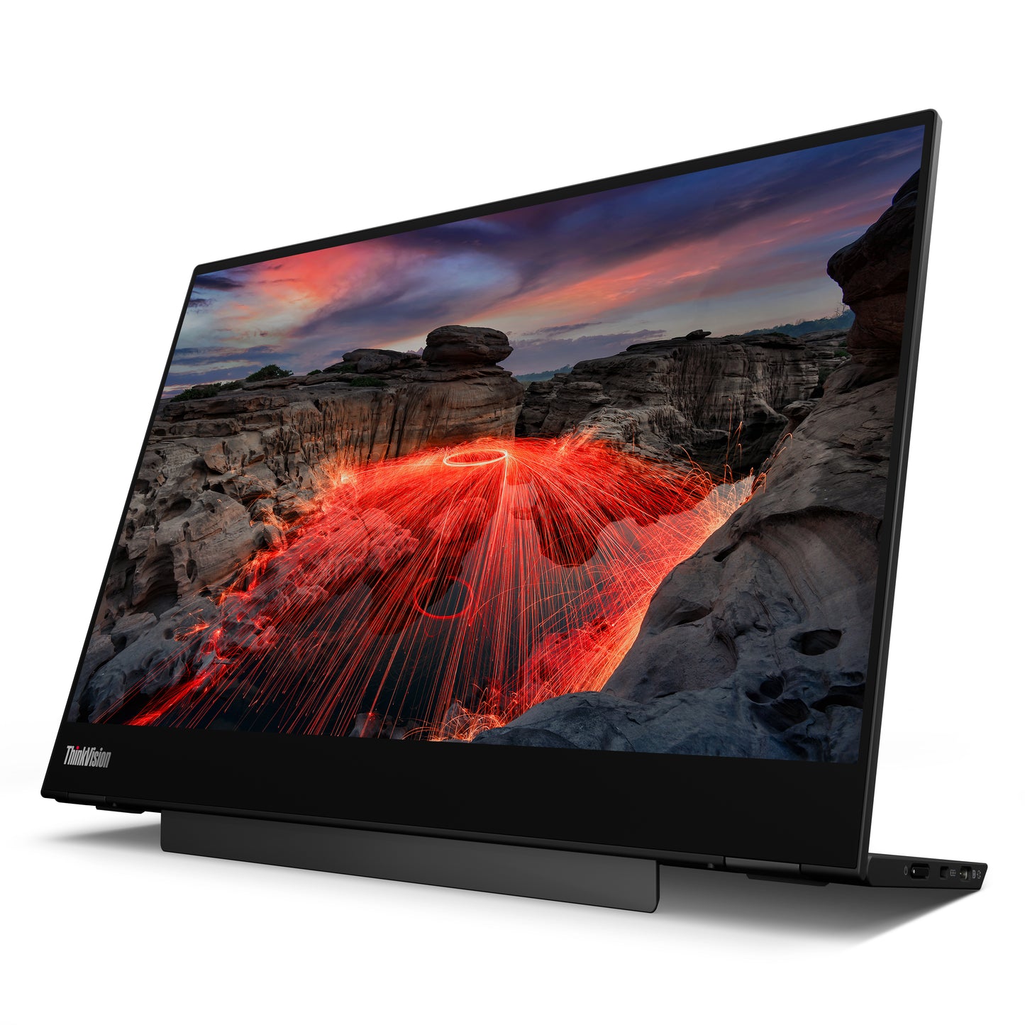 Lenovo ThinkVision M14t computer monitor 14" 2240 x 1400 pixels 2.2K LED Touchscreen Black
