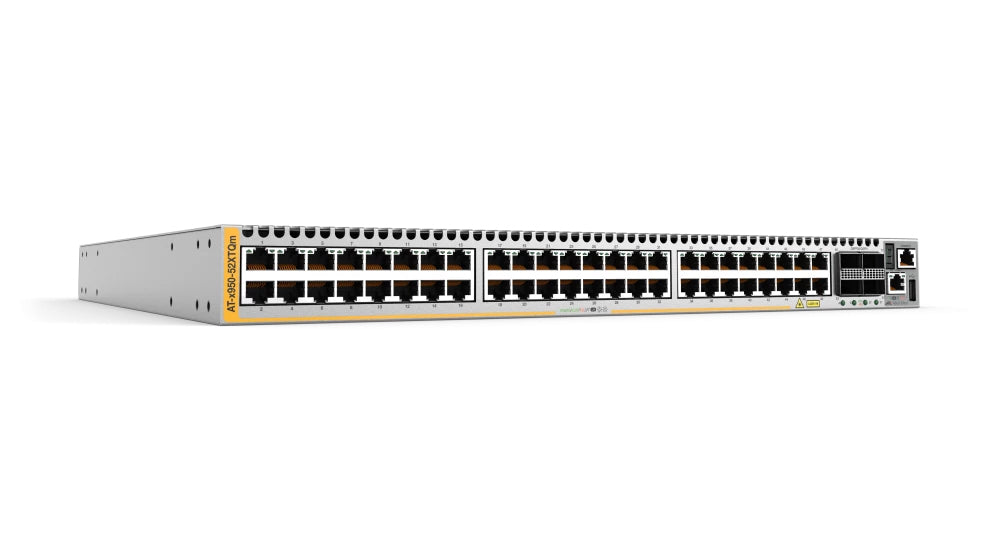 Allied Telesis x950-52XTQm Managed L3+ 10G Ethernet (100/1000/10000) 1U Gray