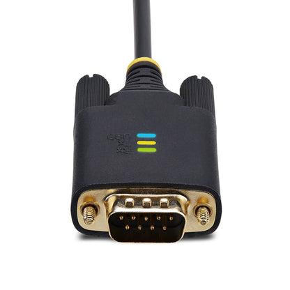 StarTech.com 1P10FFC-USB-SERIAL serial cable Black 118.1" (3 m) USB Type-A DB-9