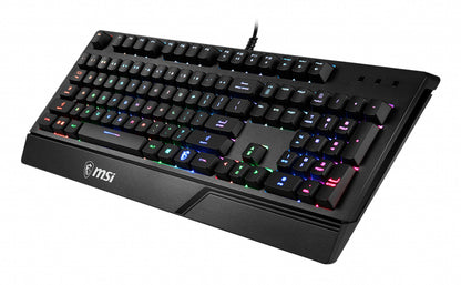 MSI VIGORGK20 keyboard Gaming USB QWERTY English Black