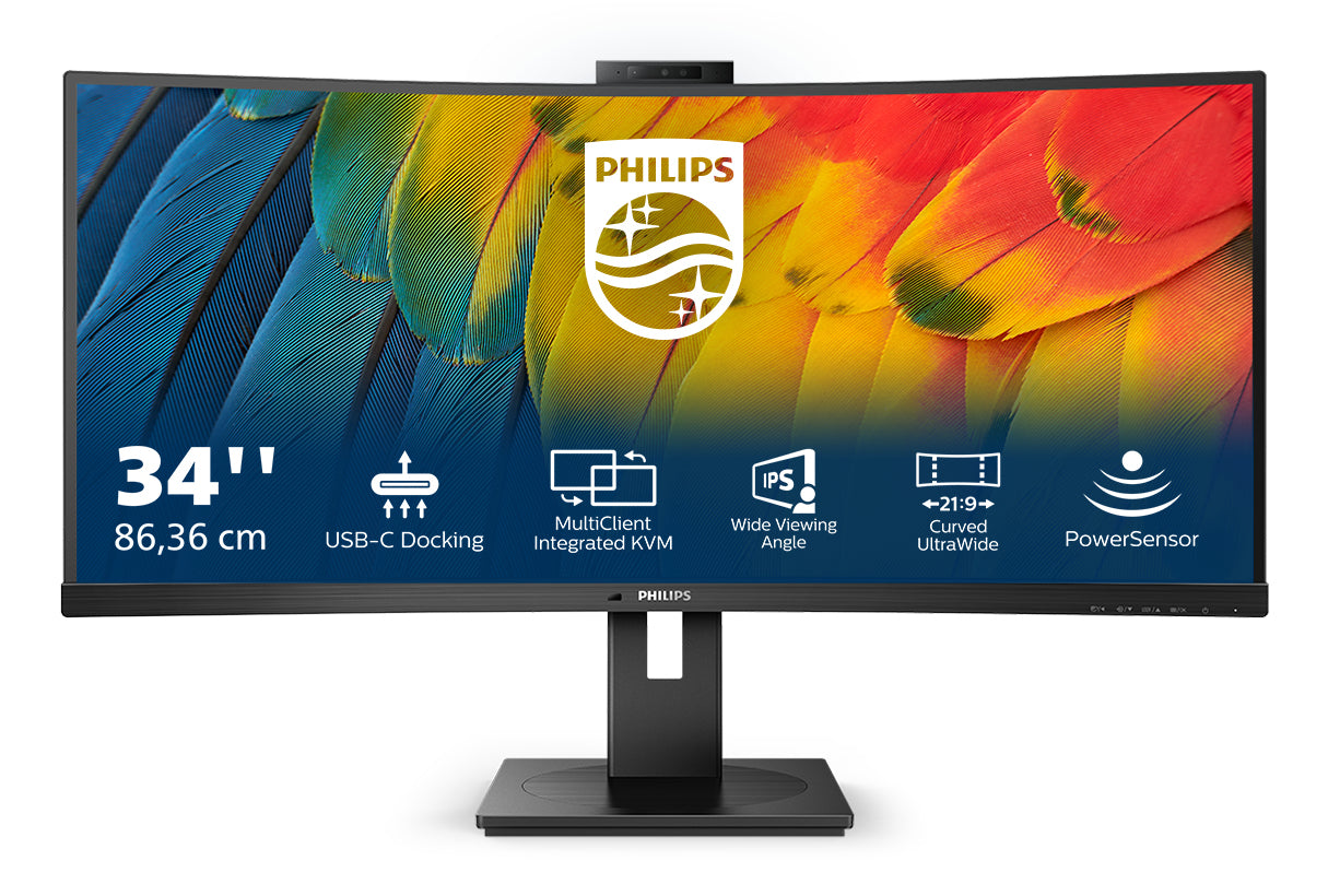 Philips 5000 series 34B1U5600CH/75 computer monitor 34" 3440 x 1440 pixels Wide Quad HD LCD Black