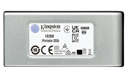 Kingston Technology XS2000 1 TB USB Type-C 3.2 Gen 2 (3.1 Gen 2) Black, Silver