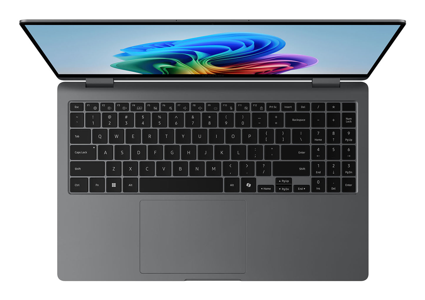 Samsung Galaxy Book5 360 Intel Core Ultra 7 256V Hybrid (2-in-1) 15.6" Touchscreen Full HD 16 GB LPDDR5x-SDRAM 512 GB SSD Wi-Fi 7 (802.11be) Windows 11 Pro Gray