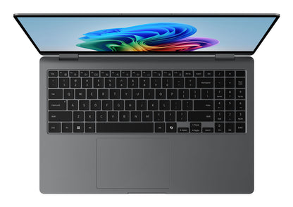 Samsung Galaxy Book5 360 Intel Core Ultra 7 256V Hybrid (2-in-1) 15.6" Touchscreen Full HD 16 GB LPDDR5x-SDRAM 512 GB SSD Wi-Fi 7 (802.11be) Windows 11 Pro Gray